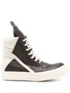 Rick Owens Hollywood Geobasket Sneakers In Brown