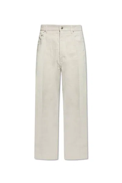Rick Owens Hollywood Geth Jeans In Beige