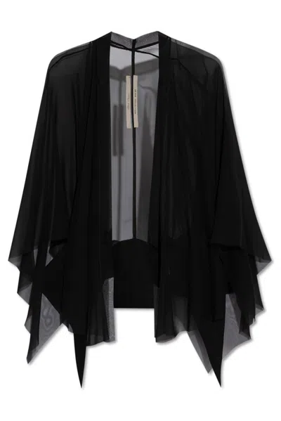 Rick Owens Hollywood Half Moon Jacket In Black