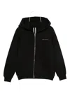 Rick Owens Hollywood Jason's Zip-up Hoodie In Black