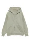 Rick Owens Hollywood Jason's Zip-up Hoodie In Green
