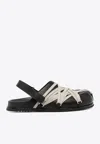Rick Owens Megalaced Mule Shark Tooth Sole In Black