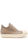 Rick Owens Hollywood Leather Sneakers In Brown