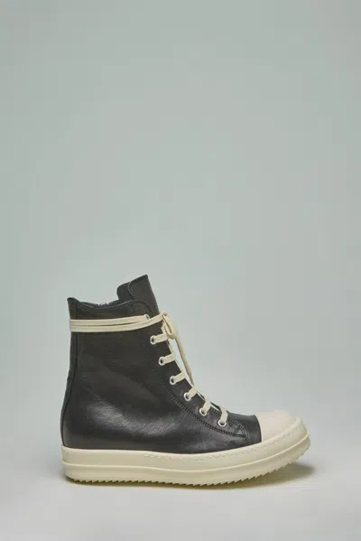 Rick Owens Hollywood Low Sneakers In Gray