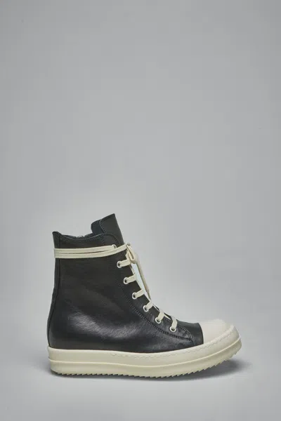 Rick Owens Hollywood Low Sneakers In Black