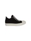 Rick Owens Elegant Low Top Lace Up Sneakers For Women