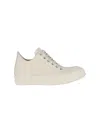 Rick Owens "hollywood" Low-top Sneakers In Cream