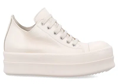 Pre-owned Rick Owens Hollywood Mega Bumper Low (women's) Sneakers In Milk