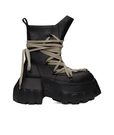 RICK OWENS MEGALACE MEGA TRACTOR BOOTS