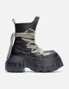Rick Owens Black Hollywood Megalace Mega Tractor Boots