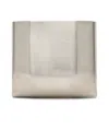 Rick Owens Silver Hollywood Prong Clutch In White
