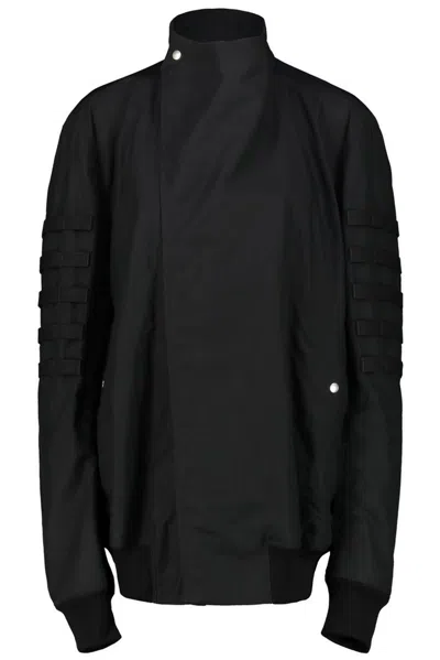 Rick Owens Hollywood Anthem Bomber Jacket In Black