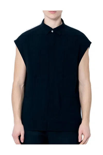 Rick Owens Jumbo Outershirt In Black