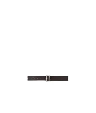 Rick Owens Hollywood Stooges Belt In 09 Black