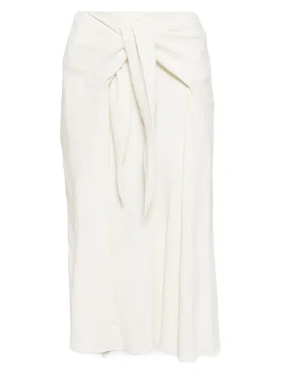 Rick Owens Hollywood Strutter Skirt In White