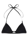 Rick Owens Hollywood Tie Bikini Top In Black