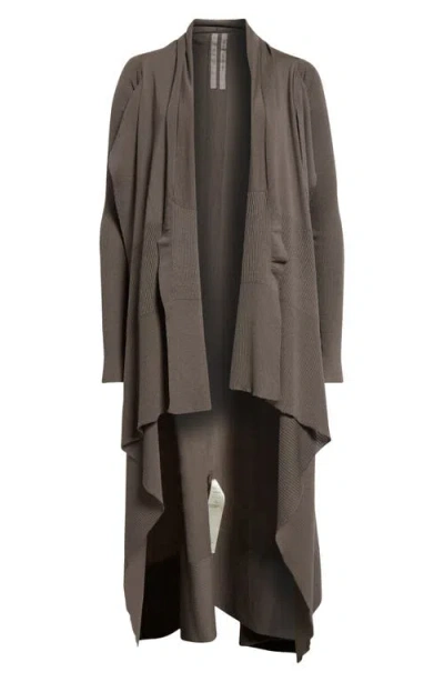 Rick Owens Hollywood Tied Long Wrap In Dust