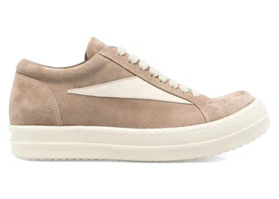 Pre-owned Rick Owens Hollywood Vintage Low (women's) Sneakers In Flesh/milk