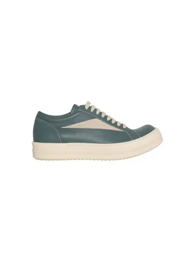 Rick Owens Hollywood Vintage Sneakers Mouthwash And Milk In Blue