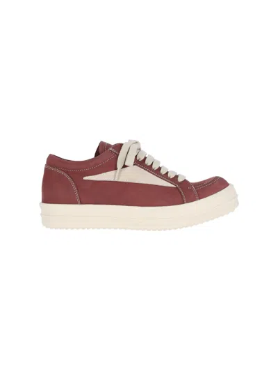Rick Owens "hollywood Vintage" Sneakers In Pink