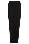 Rick Owens Hollywood Wool Sacriskirt In Black