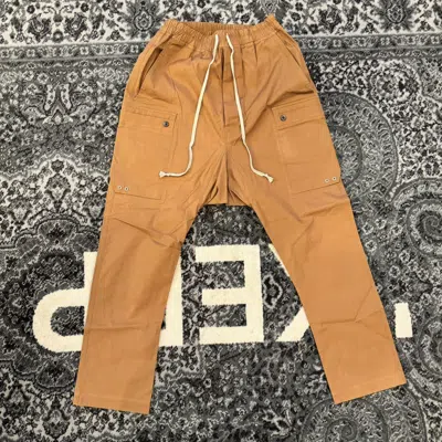 Pre-owned Rick Owens Honey Cargo Trousers In Brown
