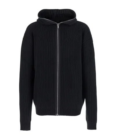 RICK OWENS HOODED CARDIGAN