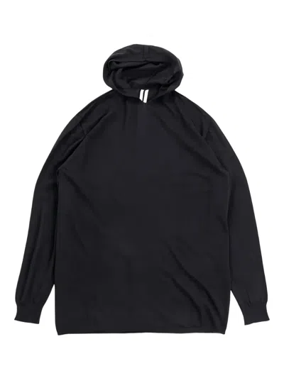 RICK OWENS HOODED CASHMERE SWEATER