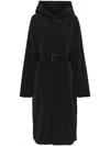 Rick Owens Long-sleeved Coat In Black