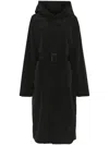 Rick Owens Long-sleeved Coat In Black