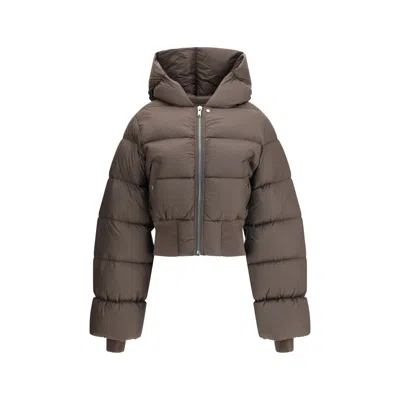 RICK OWENS HOODED DOWN JACKET