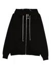 Rick Owens Zipper Casual Jacket In Black