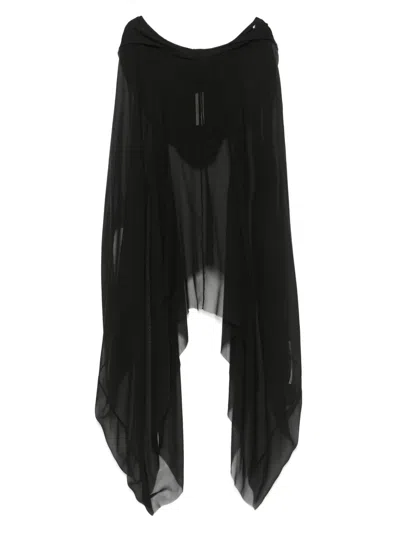 RICK OWENS HOODED KAFTAN