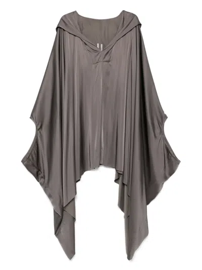 RICK OWENS HOODED KAFTAN TOP