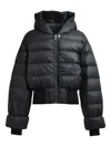 Rick Owens Long-sleeved Down Jacket In Black