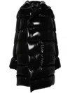 Rick Owens Down-paneled Coat In Black