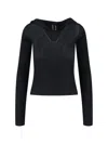 Rick Owens Hooded Top With Short Sleeves And Sheer Fabric In Black