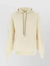 Rick Owens Hooded Sweater With Drawstring And Pocket In Neutral