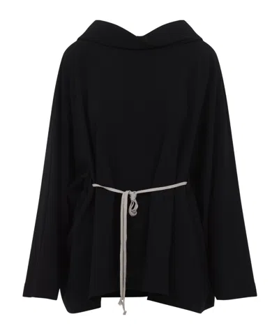 RICK OWENS RICK OWENS HOLLYWOOD RUNWAY HOODED TUNIC