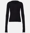Rick Owens Hooded Top In Black