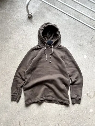 Pre-owned Rick Owens Hoodie Brown