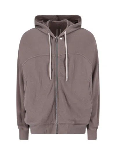 Rick Owens Hoodie In Brown