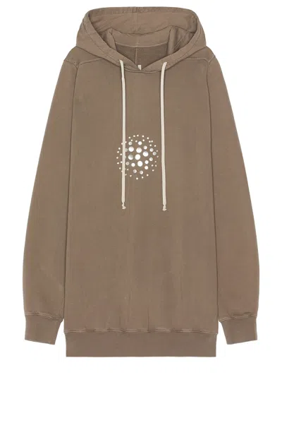 Rick Owens Hoodie In Dust