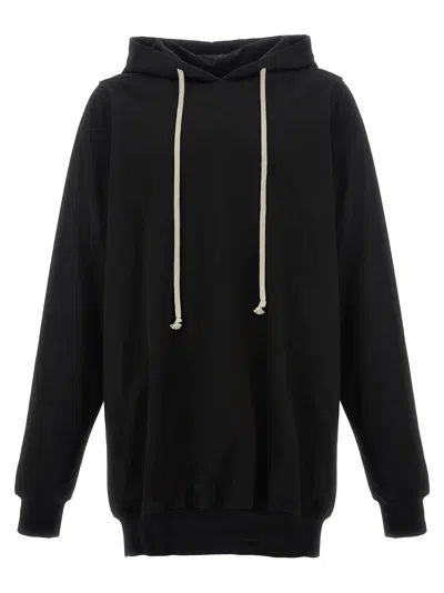 Rick Owens Hoodie Sweatshirt In Black