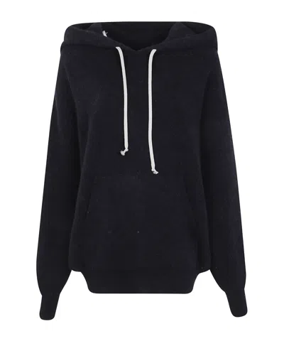 RICK OWENS RICK OWENS LONG SLEEVE DRAWSTRING HOODIE