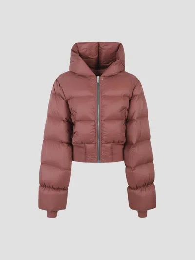 Rick Owens Hooofd Jacket - Fall/winter In Pink