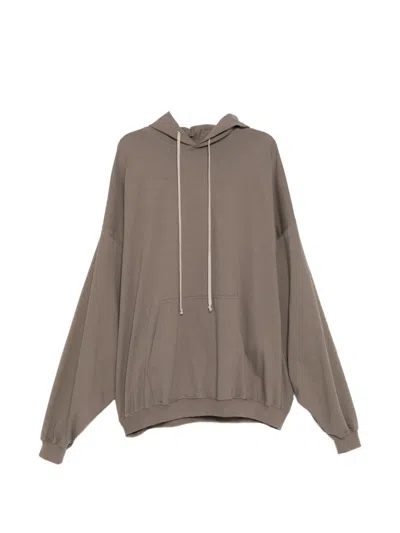 Rick Owens Hun Hoodie In Brown