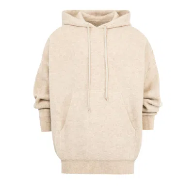 Pre-owned Rick Owens Hun Hoodie 'dna Dust' | Cream | Men's Size M In White
