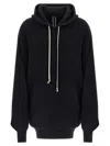 Rick Owens Hun Hoodie Sweater In Black