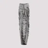 Rick Owens Edfu Skirt Distressed Cut-out High-waisted In Gray